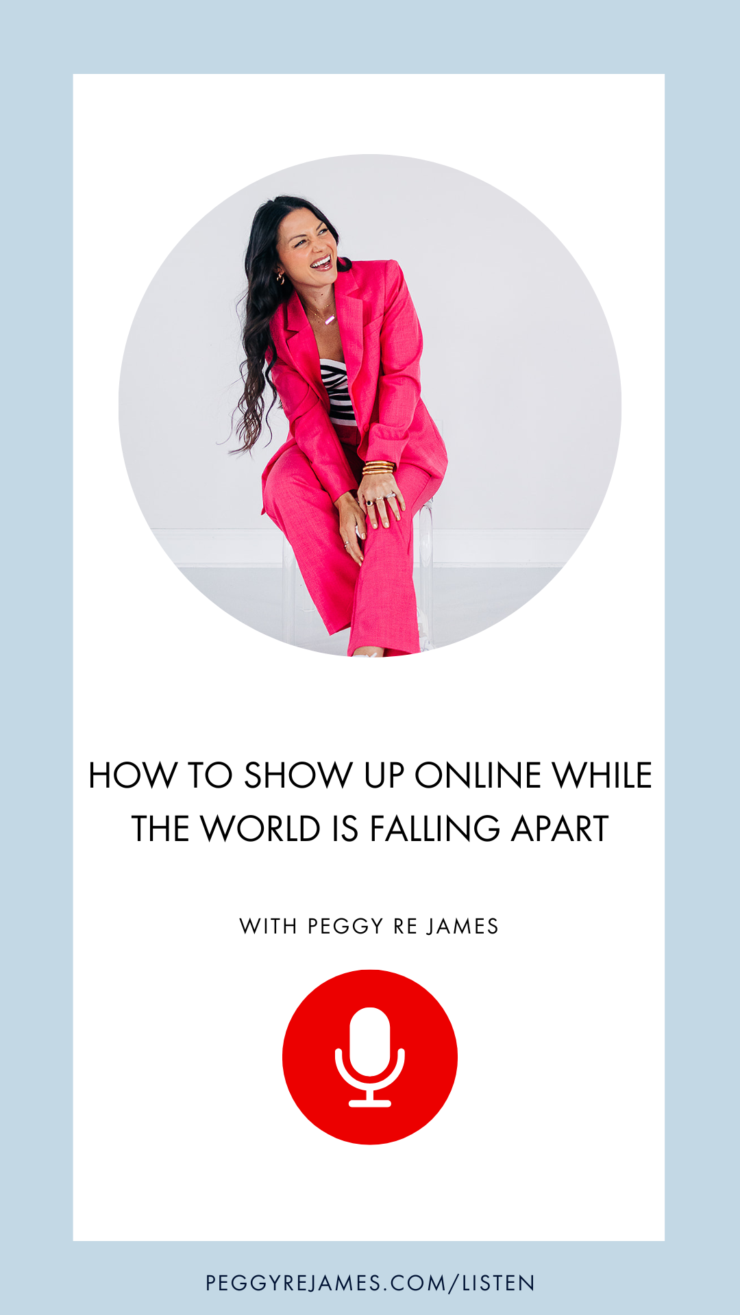 How to show up online while the world is falling apart