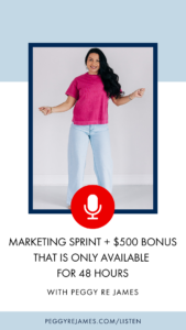 Marketing Sprint + $500 bonus that only available for 48 hours